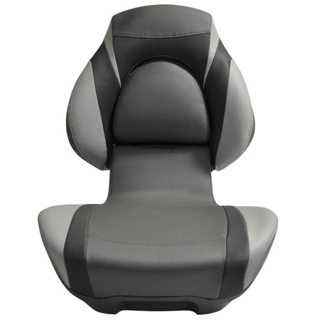SUITE MARINE Suite Marine SM9891020000 Mirage Boat Seat - Light Gray/Charcoal/Gray SM9891020000